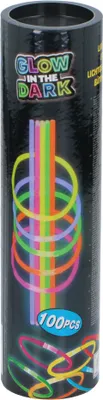 Image de Eddy Toys Glowsticks 100 pièces - Bâtons lumineux dans le noir - Lumières clignotantes