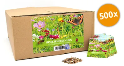 Produktbild von Insektenmischung nützlingfreundliches Saatgut für Werbezwecke (500 Stück) | Insektenmischung von FLORTUS