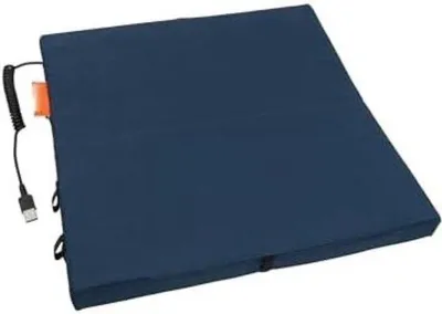 Obrázok produktu pre Kancelárska stolička s vyhrievaním, tmavomodrá, USB