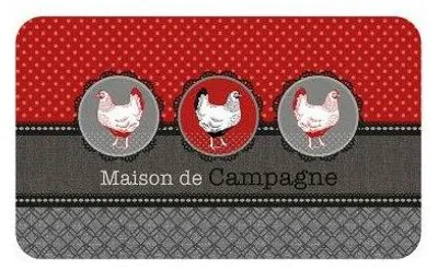 Image de Tapis rectangulaire en mousse - L 75 x 45 cm - Auberge
