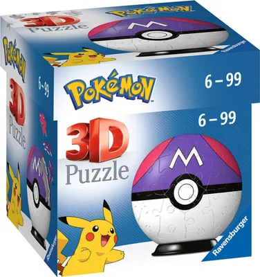 Image de Puzzle-Ball Pokémon : Master Ball 54 pièces