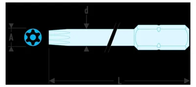 Immagine prodotto di Facom Bit Serie 1 - Resistorx TT10