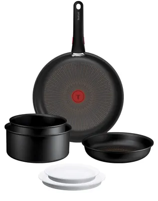 Produktbild von Tefal P00092, Gemischtes Set, Schwarz, Abnehmbar, Keramik, Elektro, Gas, Halogen, Induktion, Frankreich, 16 cm