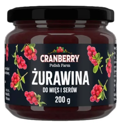 Obrázok produktu pre Cranberry Polish Farm Brusnice k mäsu a syrom 200 g