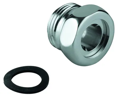 Produktbild von Grohe Eingangsverschraubung für Eckmontage chrom - 37133000