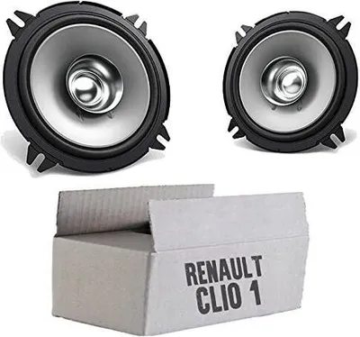 Produktbild von Lautsprecher Boxen Kenwood KFC-S1356 - 13cm Koax Auto Einbauzubehör - Einbauset passend für Renault Clio 1 Heck - justSOUND