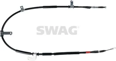 Produktbild von SWAG Handbremsseil Seilzug Feststellbremse für HYUNDAI SANTA FÉ II (CM) Hinten Links 33 10 6657