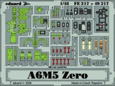 Produktbild von Eduard Accessories A6M5 Zero  7242217