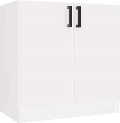 Produktbild von BDW, Unterschrank, Küchenschrank, 80×45,5×82 cm, Katia D-80, Mattweiß