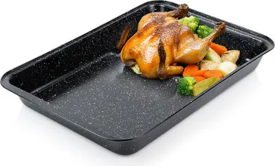 Produktbild von Vilde | Backblech - Granit - 47,5x32x5,5 cm - Antihaftbeschichtung - Ideal für Kuchen und Kekse
