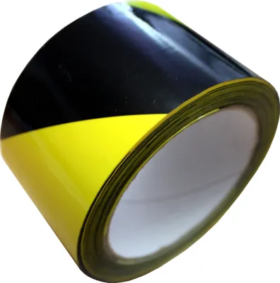 Produktbild von Markierungsband schwarz-gelb / Rolle 50 mm x 66 m