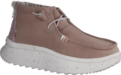 Produktbild von Hey Dude Wendy Peak Hi Damenschuhe High Sneaker, Leder/Textil, Blush (Antikrosa) - Damenschuhe Sneaker, Mehrfarbig, leder (wasserabweisend)
