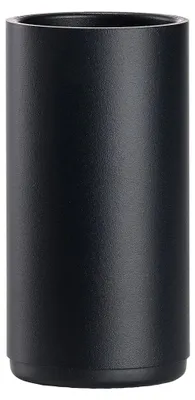 Produktbild von Zahnbürstenbecher Rim, Durchmesser 7 cm, Höhe 13,6 cm, Schwarz