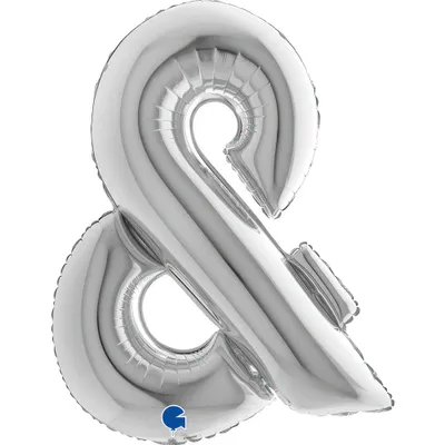 Produktbild von Riesenbuchstabe Folienballon 40"/102cm | Silber #&