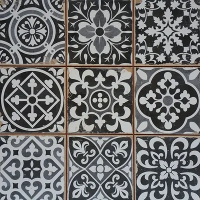 Produktbild von Orientalische Patchwork-Fliesen 33x33 cm – für Wand und Boden
