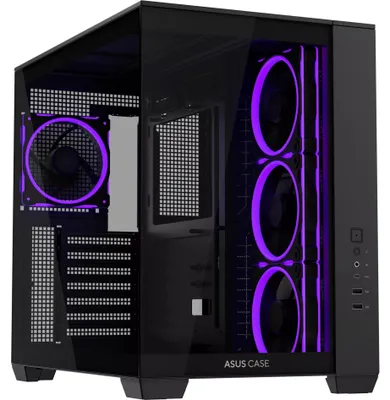 Zdjęcie produktu dla ASUS A32 PLUS, Midi Tower, PC, Czarny, ATX, micro ATX, Mini-ITX, Metal, Gaming