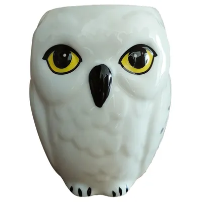 Produktbild von United Labels 92711 Harry Potter 3D-Tasse Hedwig Keramik Weiß