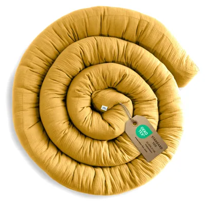 Immagine prodotto di Paracolpi a serpente 300 cm Giallo senape - per lettino, letto bambino e letto a casetta