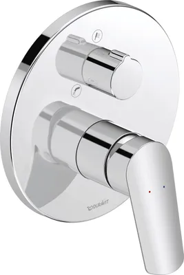Immagine prodotto di Duravit No.1 Mitigeur monocommandé pour bain, encastré, 2 consommateurs, chrome brillant, N15210018010, N15210018010