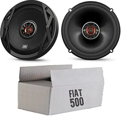 Produktbild von Lautsprecher Boxen JBL Club 6522 | 2-Wege | 16,5cm Koax Auto Einbauzubehör - Einbauset passend für Fiat 500 Front - justSOUND