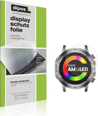 Produktbild von 6x Schutzfolie für BENYAR SMART FV10-J 1.45 Zoll matt Displayschutzfolie Folie Display Schutz dipos