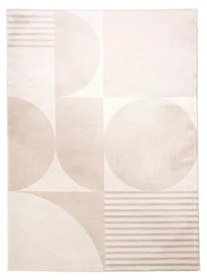 Produktbild von Skandinavischer Teppich - Aurora Circles Beige