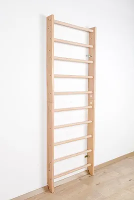 Imagen del producto de Silecomplaza: Barra de ejercicios de madera – estructura para escalada, pared de escalada, estructura de escalada para fitness y gimnasia – equipo de entrenamiento para uso doméstico