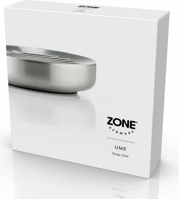 Immagine prodotto di Zone Denmark Seifenschale Ume Steel, Seifenablage, Edelstahl, Silberfarben, 34790