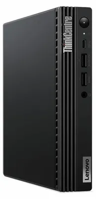 Produktbild von Lenovo ThinkCentre M70q Gen4 12E3 - Mini - Core i5 13400T / 1.3 GHz - RAM 8 GB - SSD 256 GB - TCG Opal Encryption 2, NVMe - UHD Graphics 730 - 1GbE, 802.11ax (Wi-Fi 6E) - WLAN: Bluetooth 5.1, 802.11a/b/g/n/ac/ax (Wi-Fi 6E) - Win 11 Pro - Monitor: keiner -