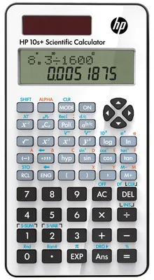 Produktbild von HP Schulrechner 10 S Plus, 2-zeilig, 240 Funktionen, Solar/Batterie, 15x77x147mm