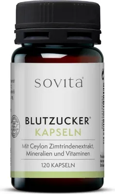 Produktbild von SoVita Blutzucker Kapseln – 120 Kapseln