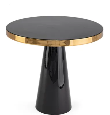Produktbild von Beistelltisch Nandika 51 x 51 x 47 cm Stahl Couchtisch