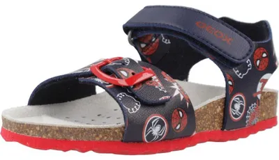 Produktbild von GEOX CHALKI BOY, Sandalen in Blau / Rot für Kinder, Größe 22