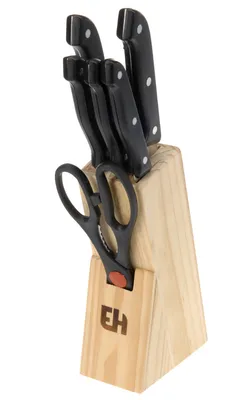 Produktbild von Messer-Set - Schwarz - Edelstahl