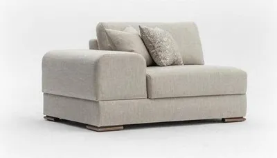 Zdjęcie produktu dla Sofa narożne w kształcie litery L, zestaw wypoczynkowy, luksusowe, szare, nowoczesne meble
