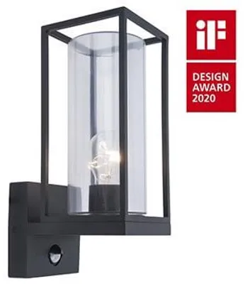 Obrázek produktu pro Venkovní nástěnné svítidlo se senzorem pohybu FLAIR 5288802012 Lutec