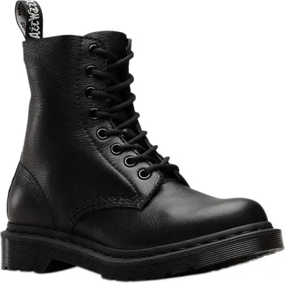 Produktbild von Dr Martens Pascal Mono 8 Eye Virginia Stiefel Schwarz EU 37 Damen Schwarz EU 37