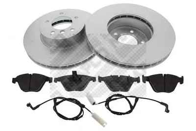 Produktbild von MAPCO Bremsenset Vorne Bremsscheiben Beläge Satz für BMW 5 Limousine (E60) 324mm