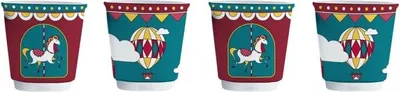 Produktbild von Set de Becher de Kaffee Bialetti Winter Wonderland Türkis Porzellan 90 ml 4 Stück - Marke: Bialetti - EAN: 8006363075152