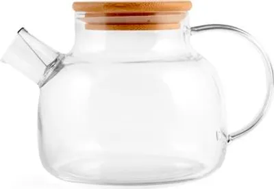 Immagine prodotto di Brocca da 1,0 litri in vetro borosilicato trasparente con acciaio inox 18/10