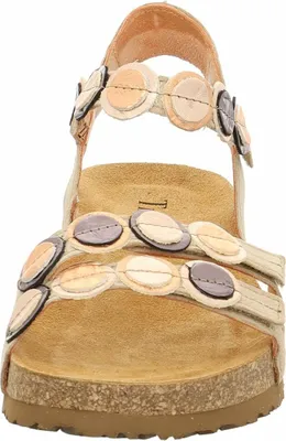 Produktbild von Think KOAK Damen Sandalette - Riemchen Sandalen beige NEU