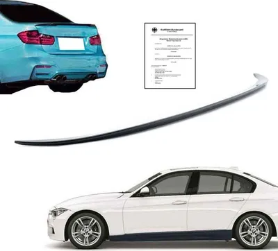 Produktbild von Heckspoiler Heckflügel Kofferraum Spoiler schwarz SLIM paßt für BMW 3er F30 Limousine