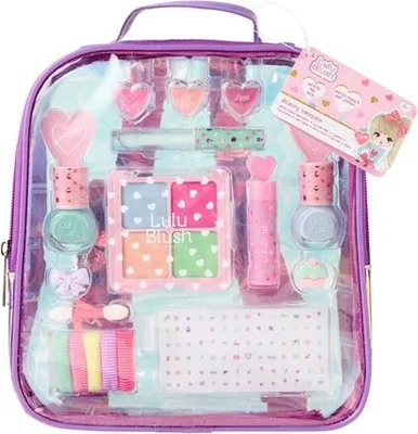 Image de Sac à dos maquillage pour enfants LuluBlush - Set de cosmétiques jouets