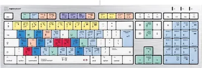 Image de Logickeyboard LKB-CBASE-CWMU-UK USB QWERTY UK Anglais Multicolore Clavier (LKB-CBASE-CWMU-UK)