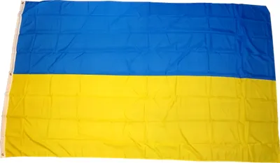 Immagine prodotto di Bandiera Ucraina 90 x 150 cm con 2 occhielli Peso del tessuto 100g/m²