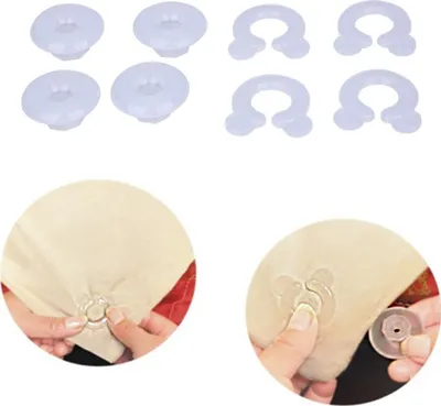 Produktbild von 4pcs Bett Bettdecker Deckblattblechhalter Clip Quilt Trösterbefestigungsgreifer Gripper