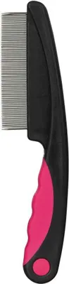 Produktbild von TRIXIE Floh- und Staubkamm für Katzen, Katze, Kamm, Schwarz, Pink, 150 mm, 1 Stück(e)
