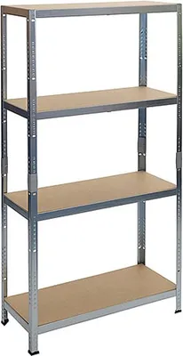 Obrázek produktu pro Policové regály RAT20 HD, kov, MDF, 4 police, 1800x900x450 mm, max. 175 kg/polici
