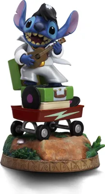 Produktbild von Lilo & Stitch Art Scale Statue 1/10 Stitch King of Rock 17 cm