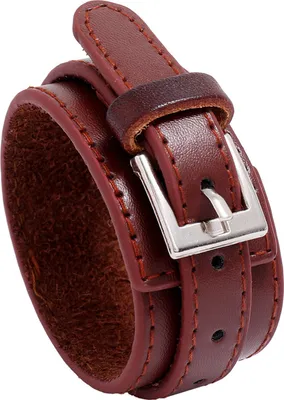 Produktbild von Kunstleder Herren Armband Retro Luxus Elegant Punk Einstellbare Dornschließe Komfortable Einfarbig Männlichen Manschette Armreif Mode-Accessoires Geschenk